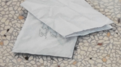 Brief op het aanrecht 29 x 23