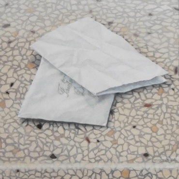 Brief op het aanrecht 29 x 23